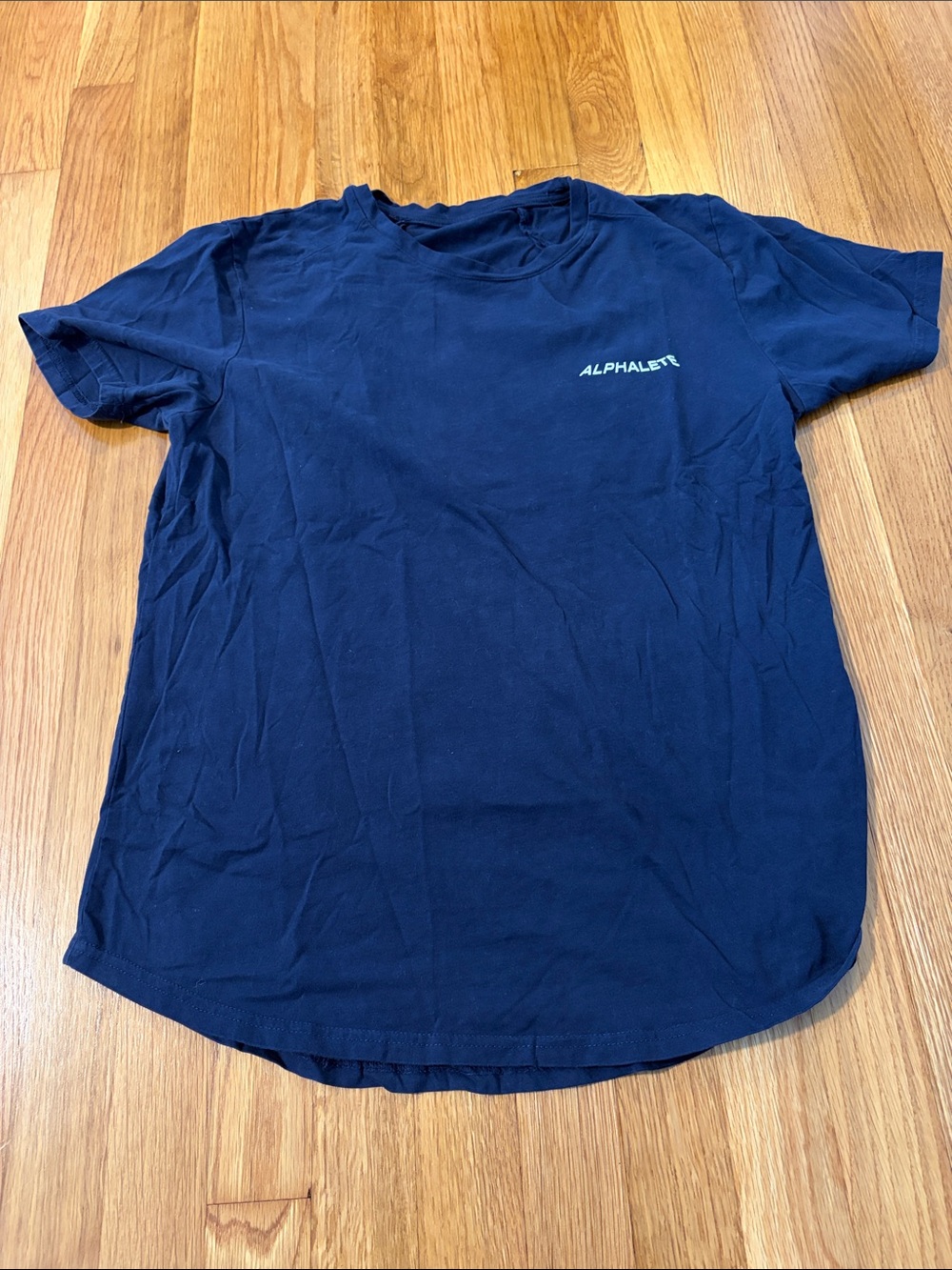 Alphalete Men's Navy Short Sleeve Crewneck Tee